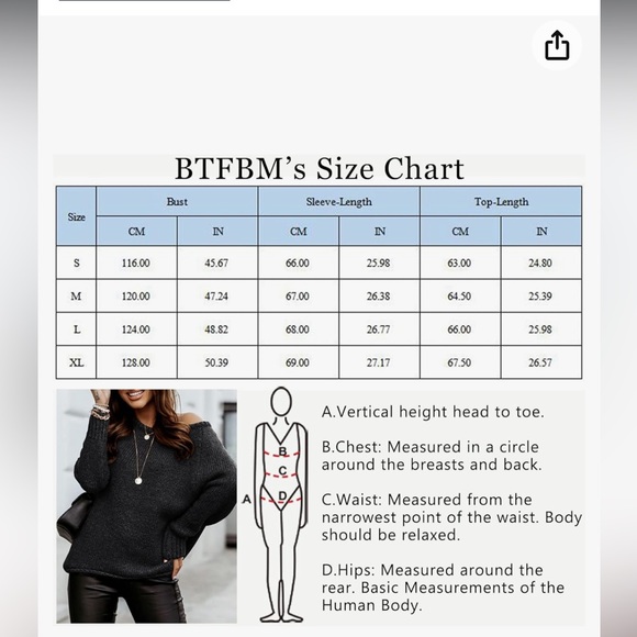 Black crew neck sweater - Picture 4 of 4